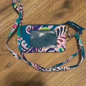 Vera Bradley wallet lanyard